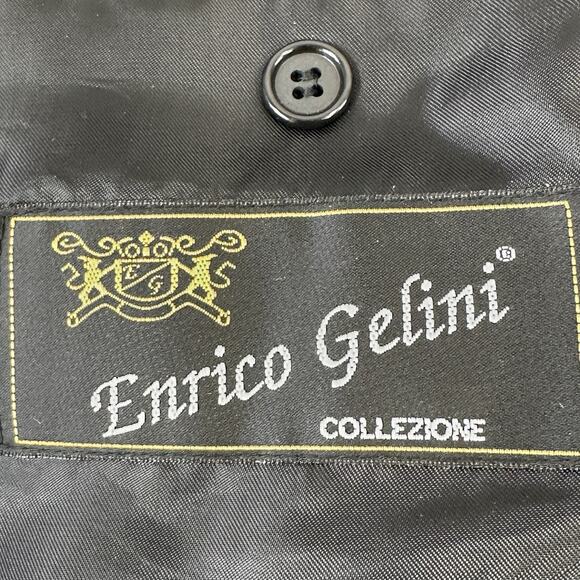 Vintage Enrico Gelini Mens Lightweight Tailored Wool Blazer Sz R44 Pre-owned - Picture 9 of 14